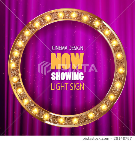 Retro light sign. Retro light sign. 28148797