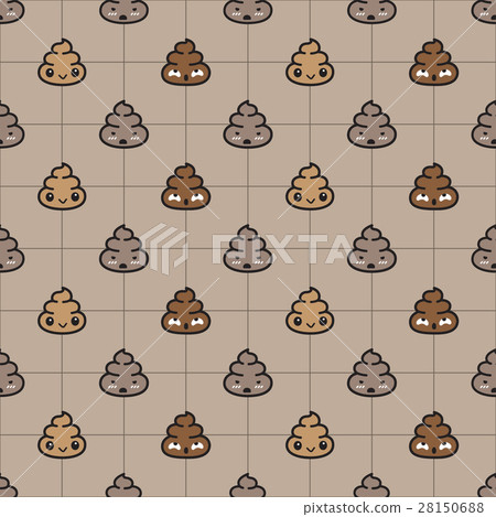 Poo Cartoon Seamless pattern Poo Cartoon Seamless pattern 28150688