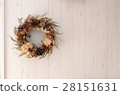 乾燥花花環 28151631