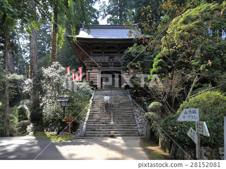 四國神社平台21號佛教寺廟獅子廟貝爾街門和朝聖者先生 28152081