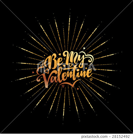 Happy Valentines Day text and lettering. 28152492