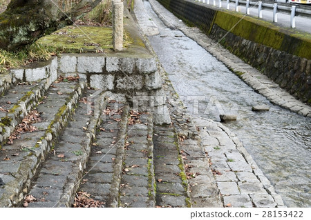 Cobbled stone pavement Cobbled stone pavement 28153422