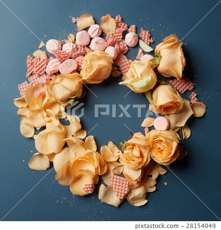 heart waffles and rose petals heart waffles and rose petals 28154049