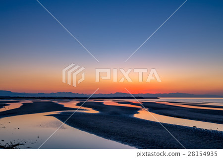 Evening scenery of Masutama coast 28154935