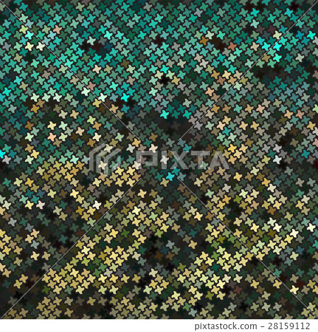 Yellow-green abstract mosaic background 28159112