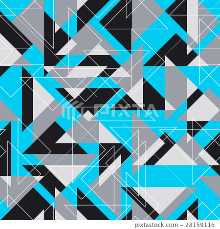 Abstraction, composed of different triangles 28159116