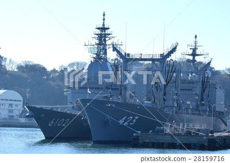 測試船Asuka和供應船Tokiwa 28159716