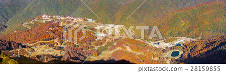 Autumn mountain landscape, Krasnaya Polyana, Sochi Autumn mountain landscape, Krasnaya Polyana, Sochi 28159855