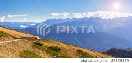 Autumn mountain landscape, Krasnaya Polyana, Sochi Autumn mountain landscape, Krasnaya Polyana, Sochi 28159879