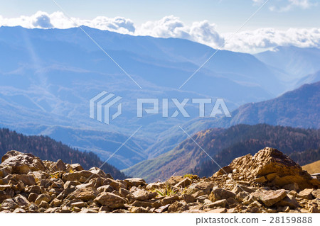 Autumn mountain landscape, Krasnaya Polyana, Sochi Autumn mountain landscape, Krasnaya Polyana, Sochi 28159888