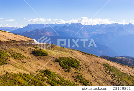 Autumn mountain landscape, Krasnaya Polyana, Sochi Autumn mountain landscape, Krasnaya Polyana, Sochi 28159891