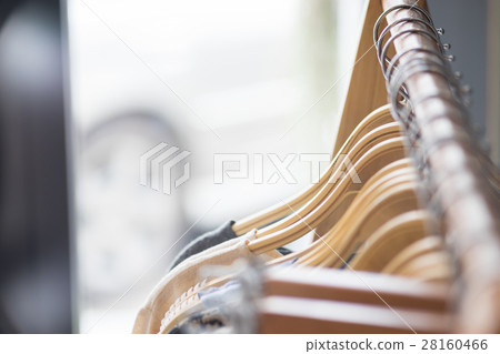 Female clothes hanging on clothesline  28160466