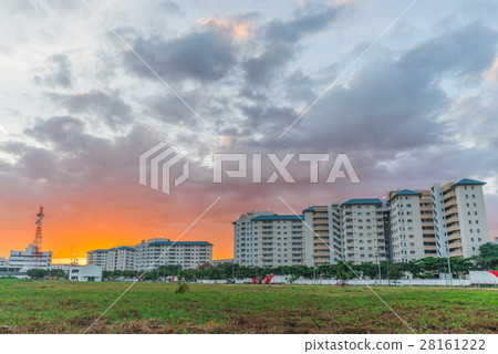 Sunrise of Bangkok city, Thailand. Sunrise of Bangkok city, Thailand. 28161222