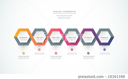 Vector infographics timeline design template - Stock Illustration ...