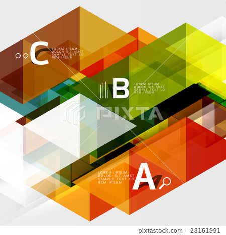 Abstract triangles and lines vector Abstract triangles and lines vector 28161991