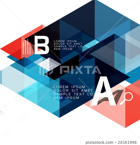 Abstract triangles and lines vector 28161998