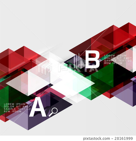 Abstract triangles and lines vector 28161999