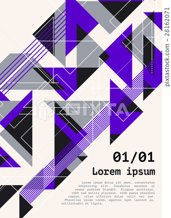 Poster, flyer, brochure design template. 28162071