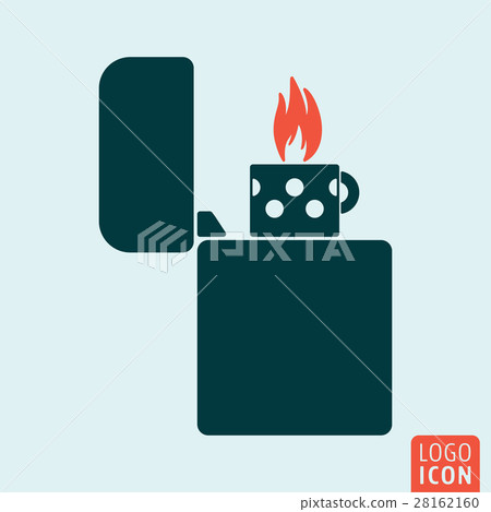 Lighter icon isolated Lighter icon isolated 28162160