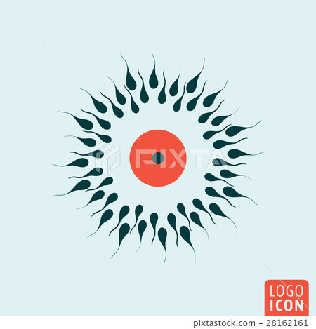 Sperm icon isolated 28162161