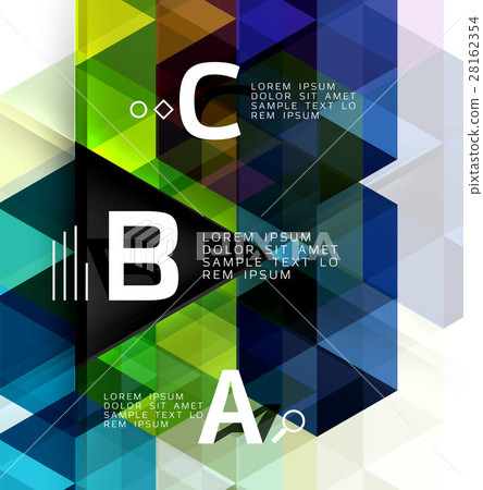 Vector geometric shape background 28162354