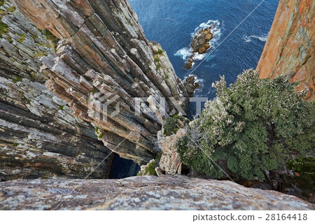 Rugged coastline cliffs Rugged coastline cliffs 28164418