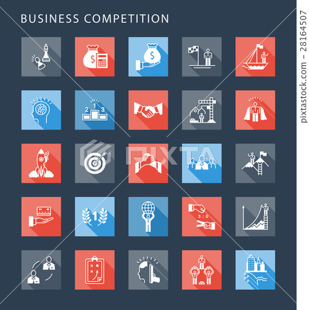 Vector Set Flat Icons - Stock Illustration [28164507] - PIXTA