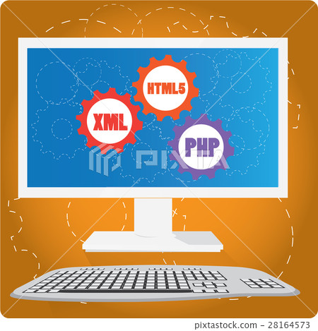 Programming language, vector illustration-插圖素材 [28164573] - PIXTA圖庫