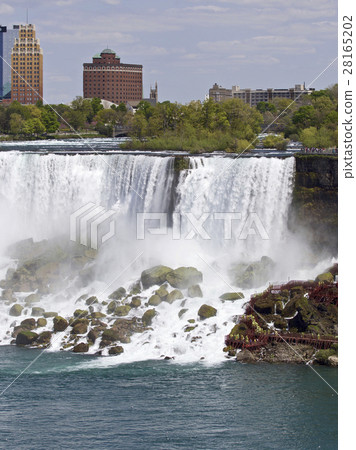 Beautiful background with amazing Niagara falls Beautiful background with amazing Niagara falls 28165202