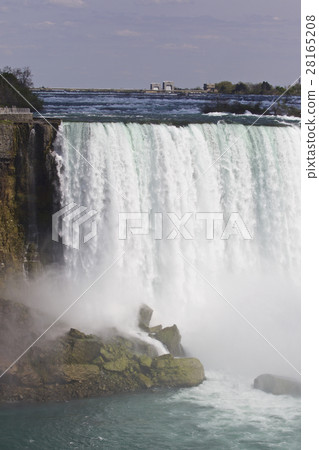 Beautiful background with amazing Niagara falls Beautiful background with amazing Niagara falls 28165208
