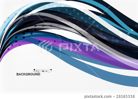 Colorful wave abstract background 28165338
