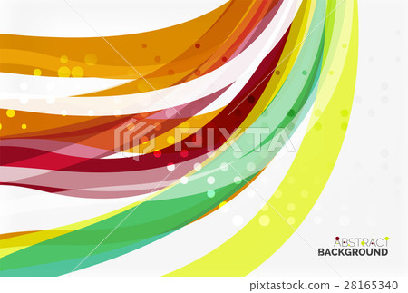 Colorful wave abstract background 28165340