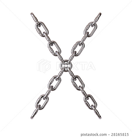 Font X chain - Stock Illustration [28165815] - PIXTA