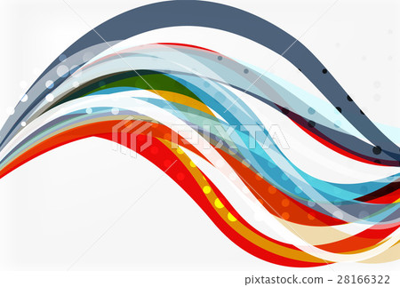 Colorful stripes on light background 28166322