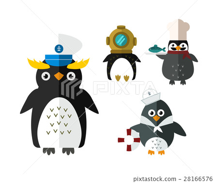 Penguin vector animal character illustration. Penguin vector animal character illustration. 28166576