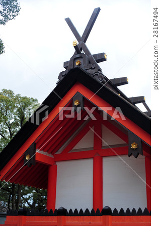 Fourth main shrine of Sumiyoshi Taisei-1 28167494