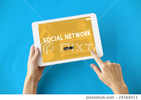 Internet Technology Social Media Concept 28168411