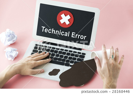 Unsecured Unavailable Spyware Crash Denied Concept Unsecured Unavailable Spyware Crash Denied Concept 28168446