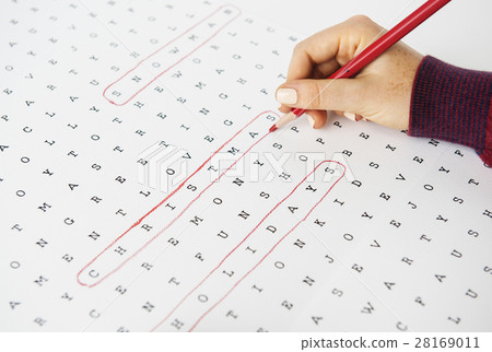 Find Search Words Game Concept 28169011