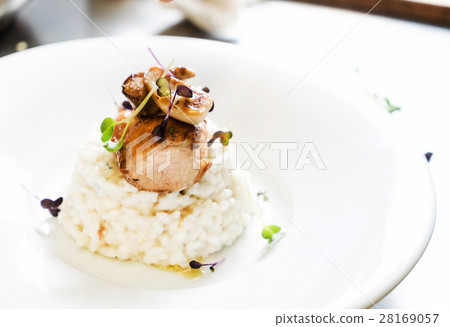 risotto with duck and mushrooms risotto with duck and mushrooms 28169057