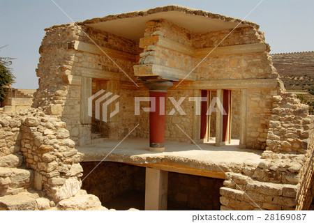 palace ruins of Knossos palace ruins of Knossos 28169087