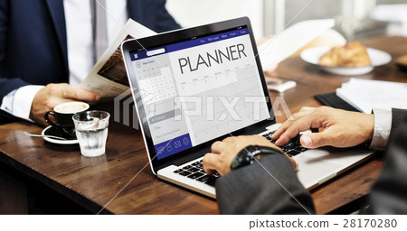 Schedule Calendar Agenda Reminder Personal Organizer Concept 28170280