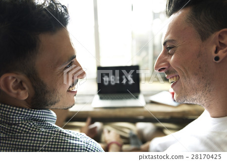 Gay Couple Love Home Concept Gay Couple Love Home Concept 28170425