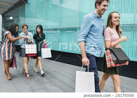 Group Of People Shopping Concept 28170508