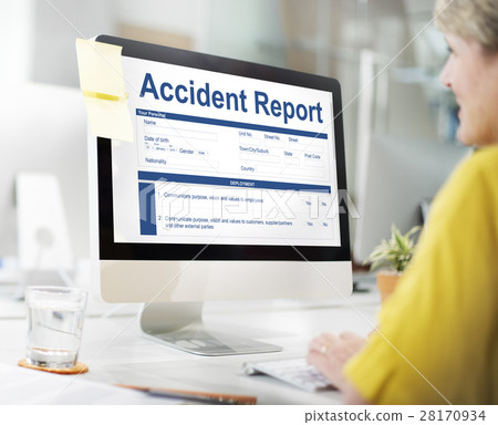 Accident Injury Report Form Information Concept Accident Injury Report Form Information Concept 28170934