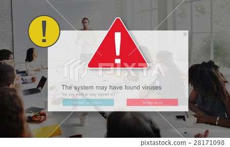 Exclamation Warning Caution Popup Concept 28171098