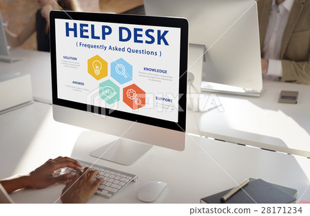 Customer Service FAQs Illustration 28171234
