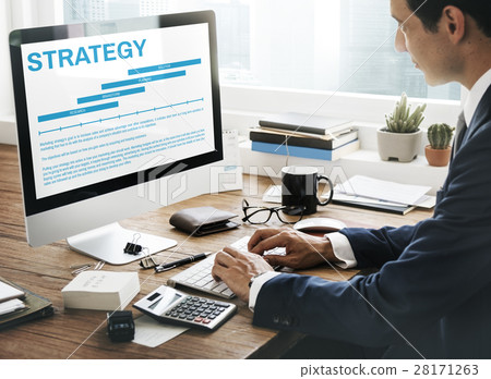 Marketing Business Strategy Progress Concept Marketing Business Strategy Progress Concept 28171263