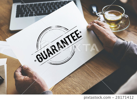 Guarantee Approved Authorized Certified Concept 28171412