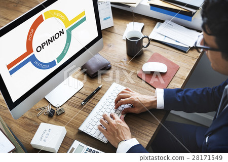 Customer Service Feedback Comment Graphic Concept 28171549